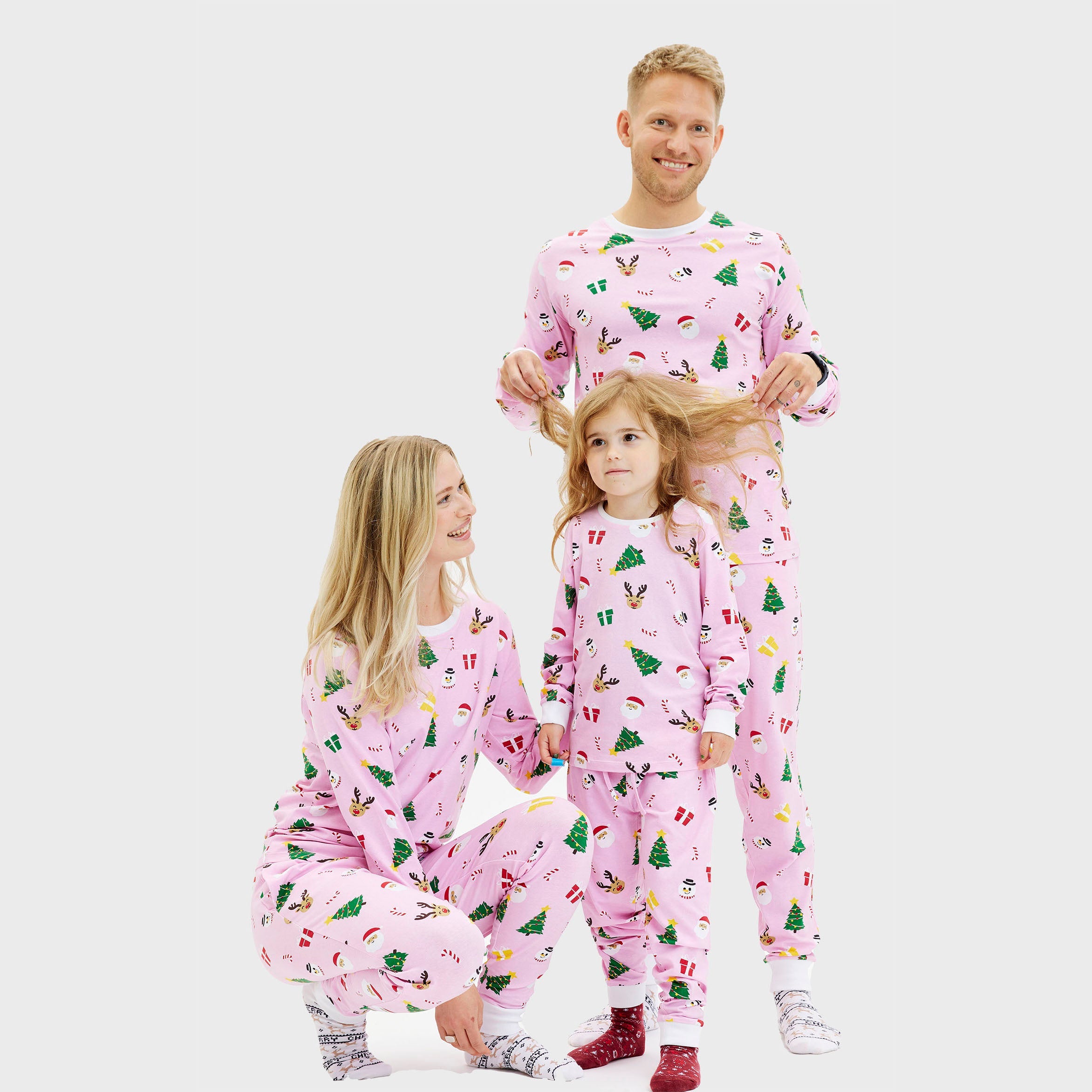 The Pinkish christmas pyjamas - child
